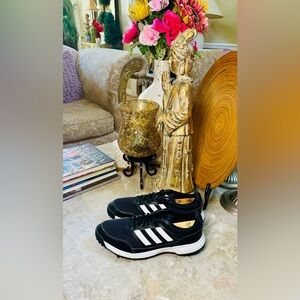 Adidas Tech Response 2.0 EE9122 Black White Mens Spike Golf Shoes Size 11